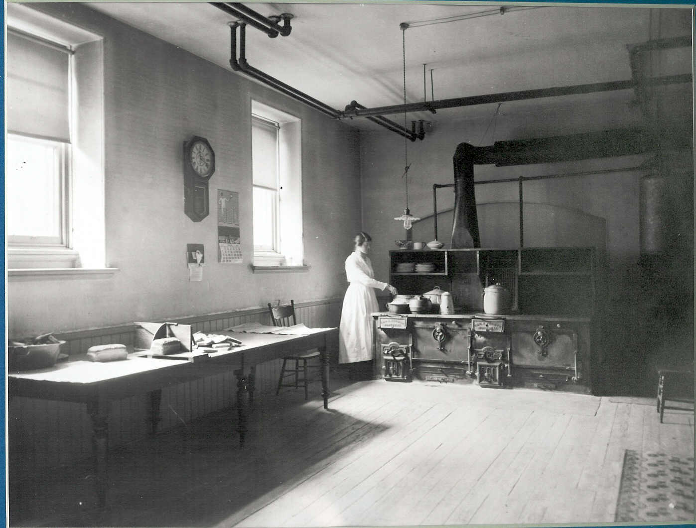 Children's Village cook in kitchen circa 1918